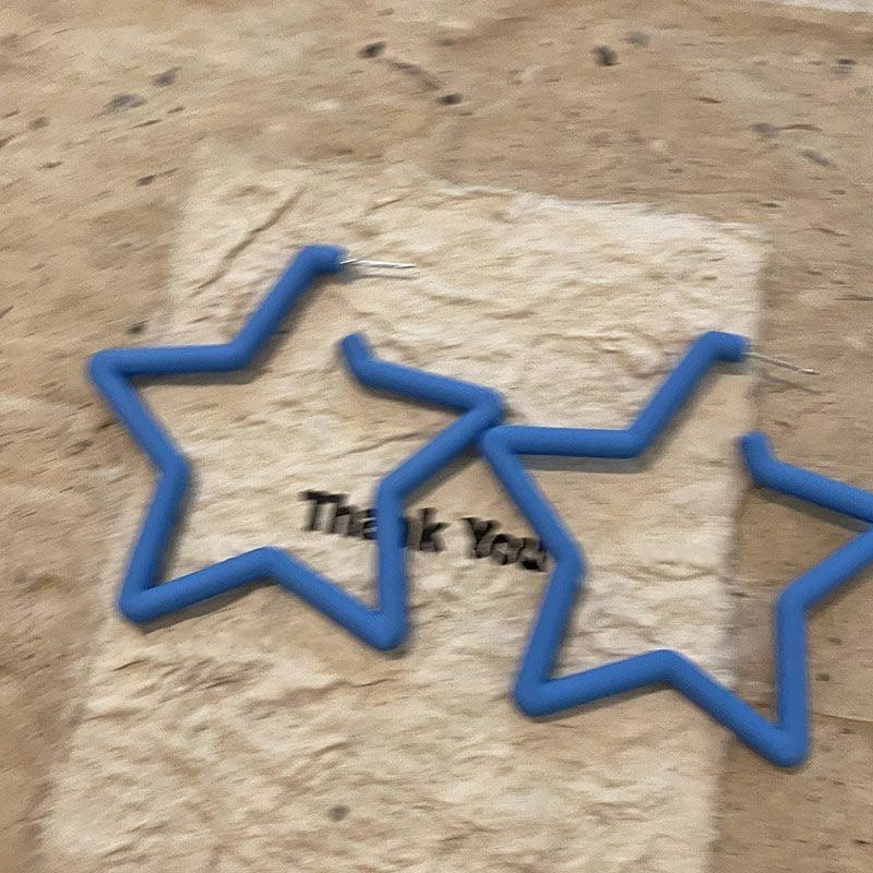 Wholesale Multicolor Star Earrings