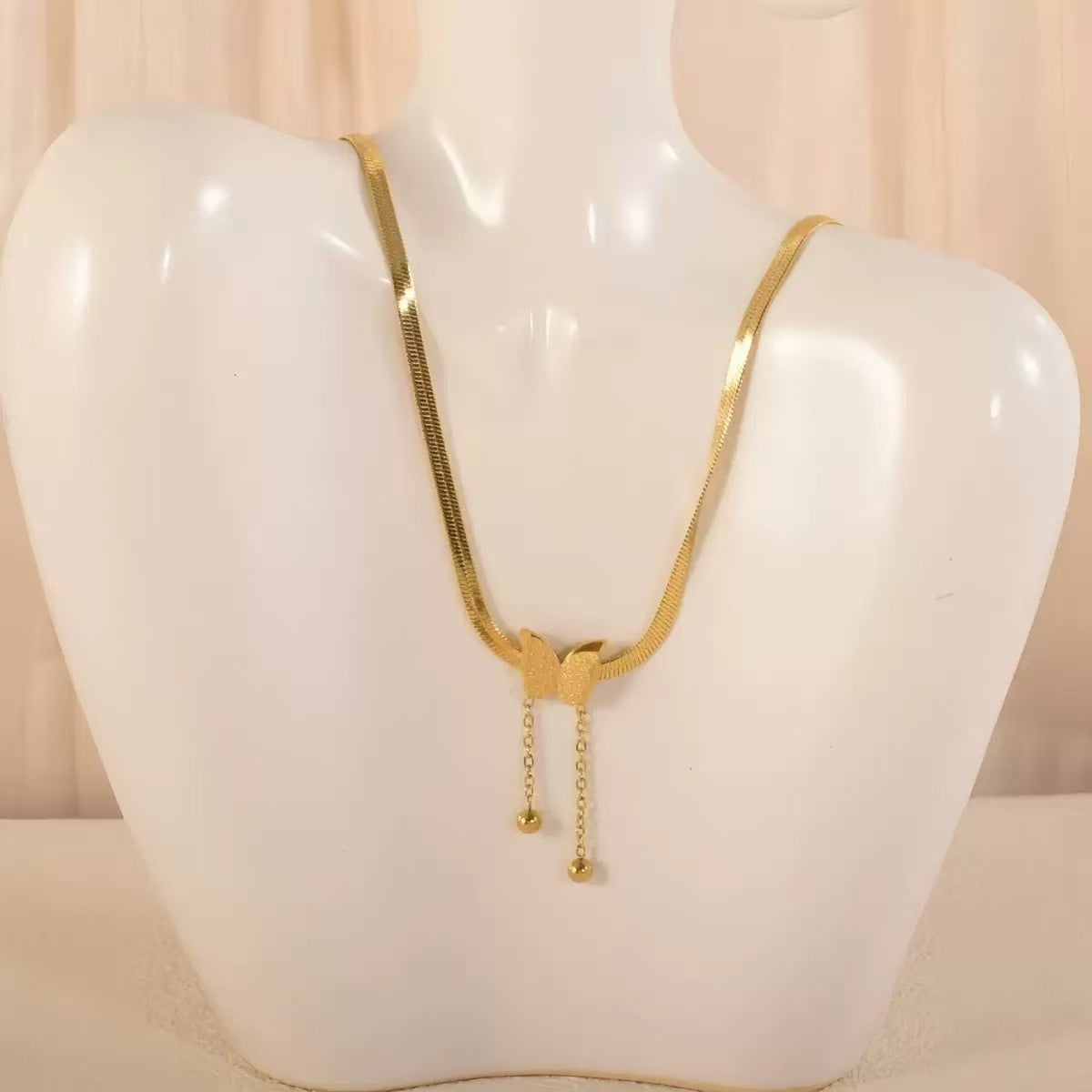 Wholesale Light Luxury  Bold Style Stainless Steel Necklace