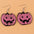 Wholesale Halloween  earrings grimace pumpkin acrylic earrings