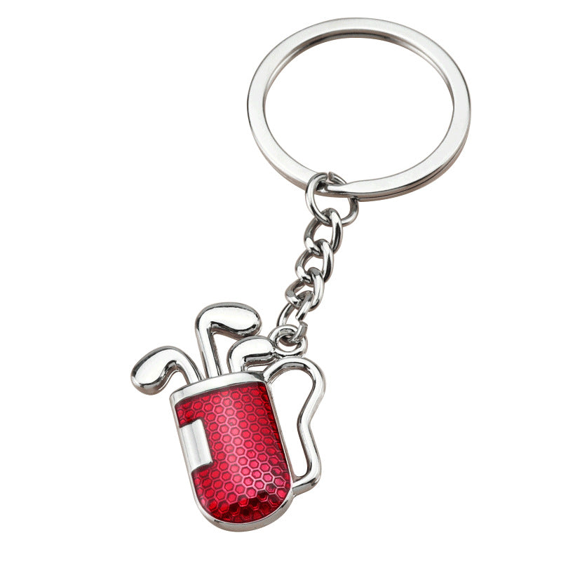 Wholesale Golf Ball Keychain 2D Key Ring Creative Keychain ACC-KC-XunXin005