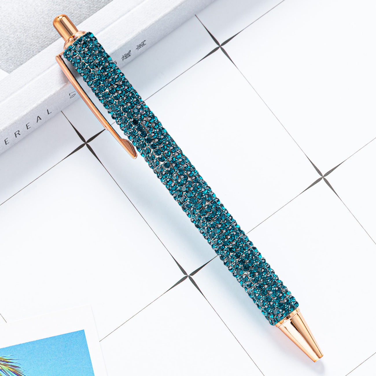 Wholesale Press Jump Pen Rhinestone Foreskin Press Pen ACC-PN-HuaHao016