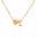 Wholesale light luxury love 18K gold stainless steel 26 letters necklace
