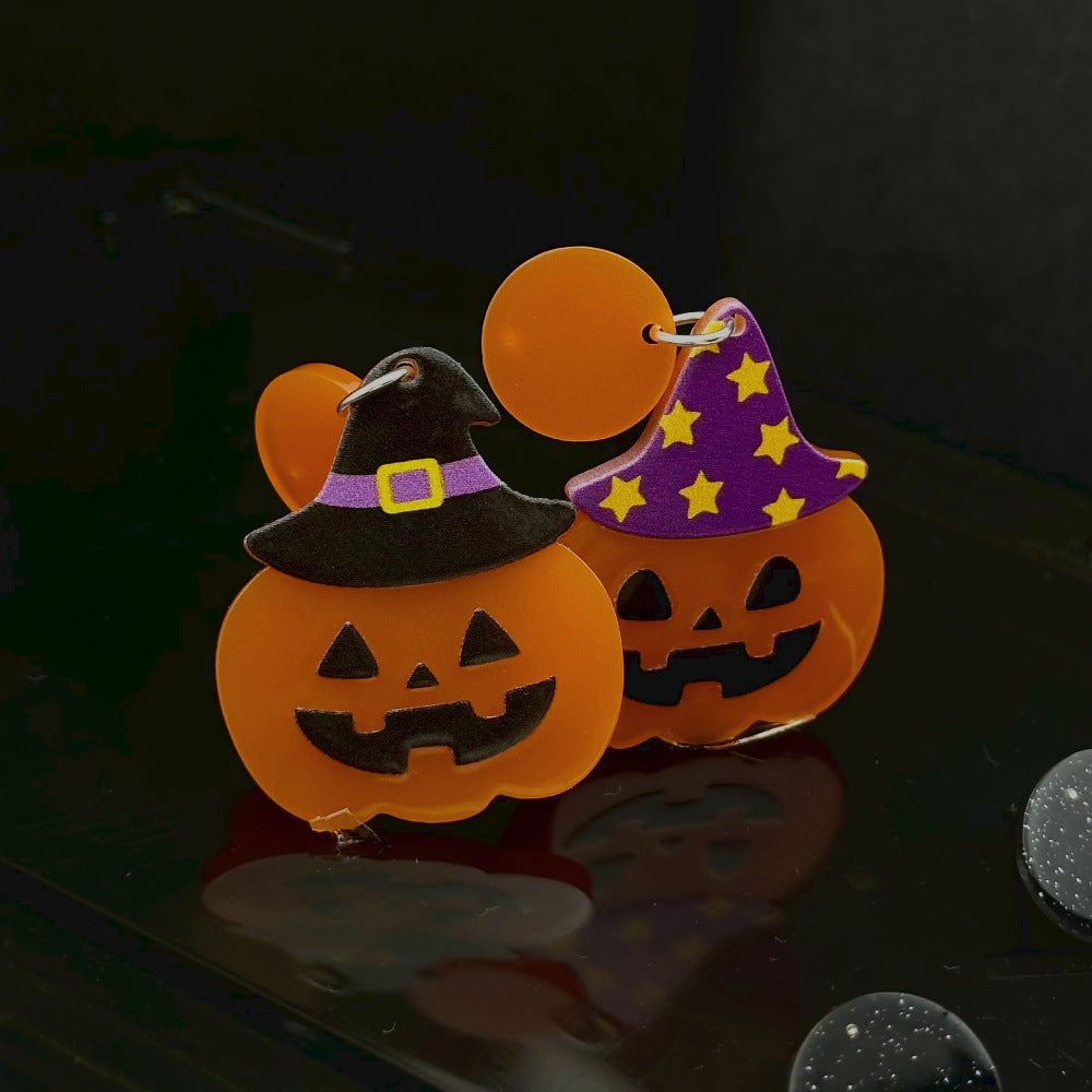 Wholesale Halloween Hollow Acrylic Earrings ACC-ES-Weiw005