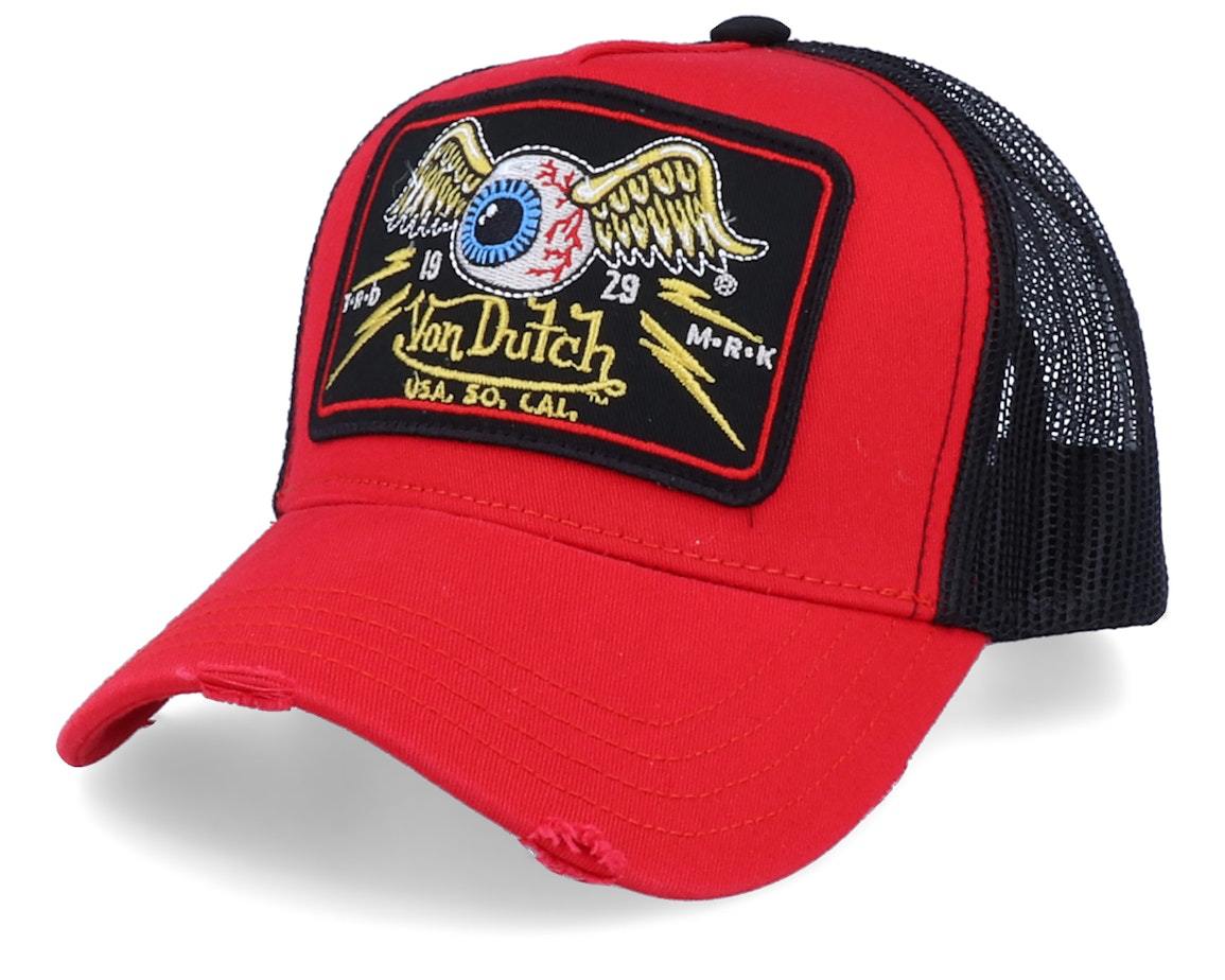 Wholesale Cheetah Print Embroidered Mesh Trucker Cap Red Sun Protection Baseball Hat Trendy Gift Resale