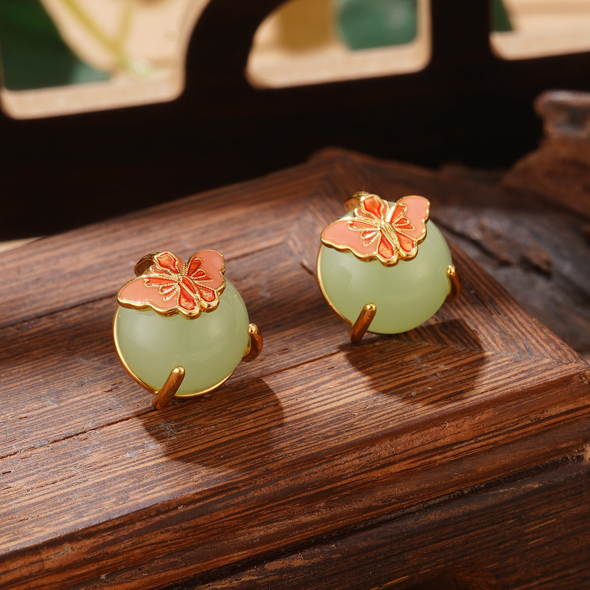 Wholesale Agate Earrings Pearl Tassel Retro Necklace Accessories