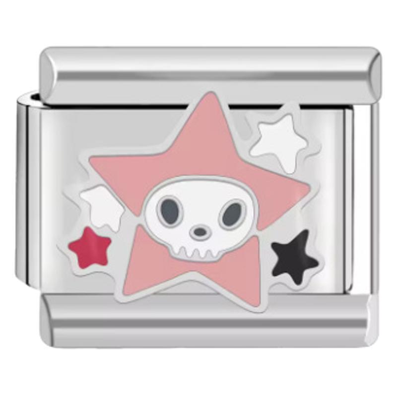 Wholesale Italian Charm Bracelet 9mm DIY Splicing Cute Creative Pattern Stainless Steel Composable Bracelet