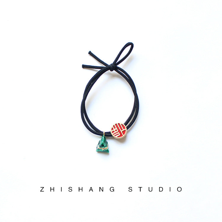 Wholesale ethnic style brown love hair tie