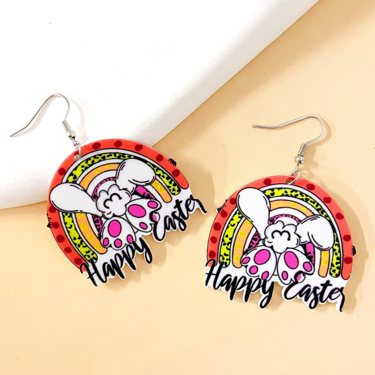 Wholesale Easter Cartoon Cute Bunny Earrings