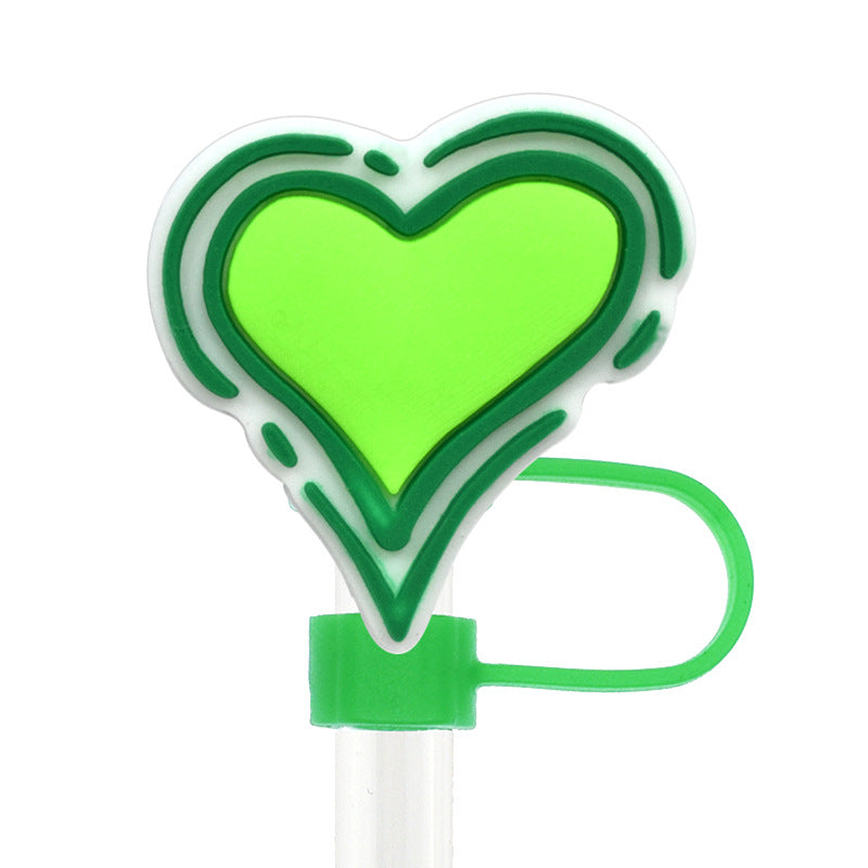 Wholesale Random 100pcs 10mm PVC Soft Straw Tube Cap ACC-SCR-RYY090