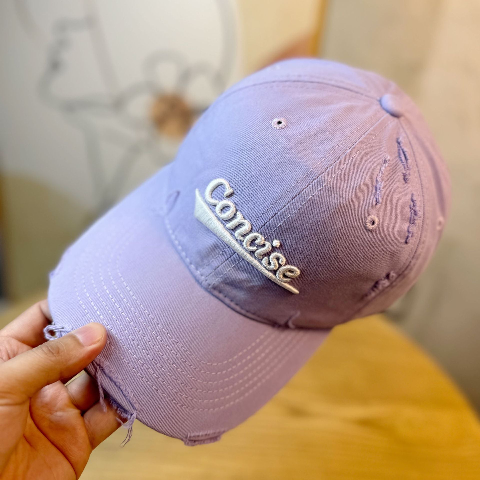 Wholesale  Letter Baseball Cap  Small Soft Top Cap