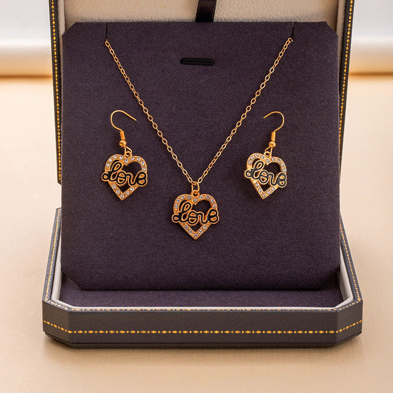 Wholesale Love Butterfly Clavicle Chain Ear Hook  Necklace