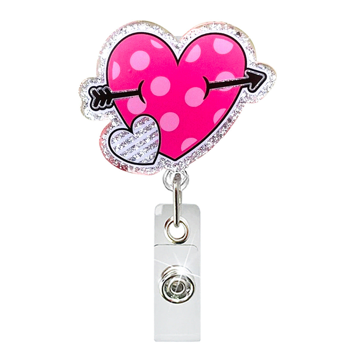 Wholesale easy-pull telescopic name Badge Reels