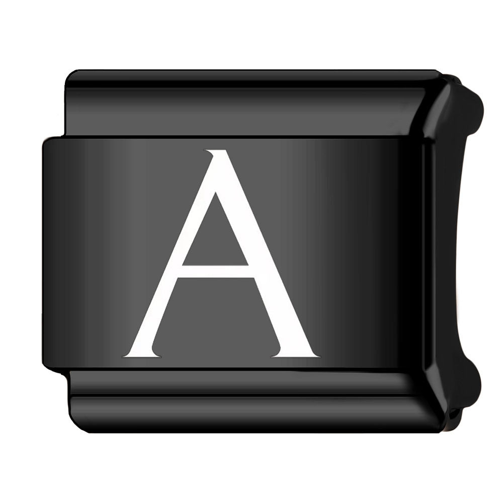 Wholesale Italian Charm Bracelet 9mm DIY Splicing Laser Letters Stainless Steel Composable Bracelet