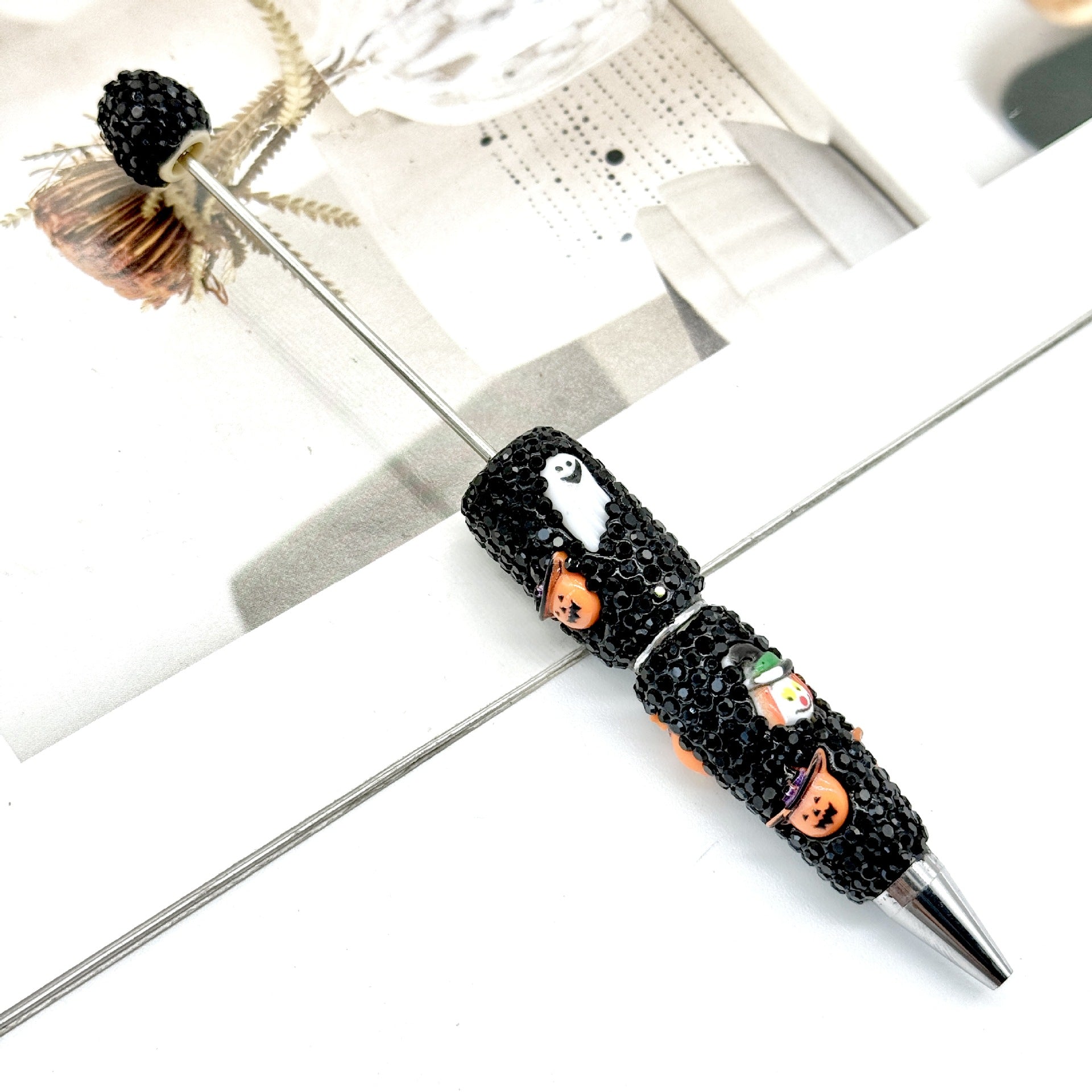 Wholesale  DIY  Pumpkin Beadable Pens
