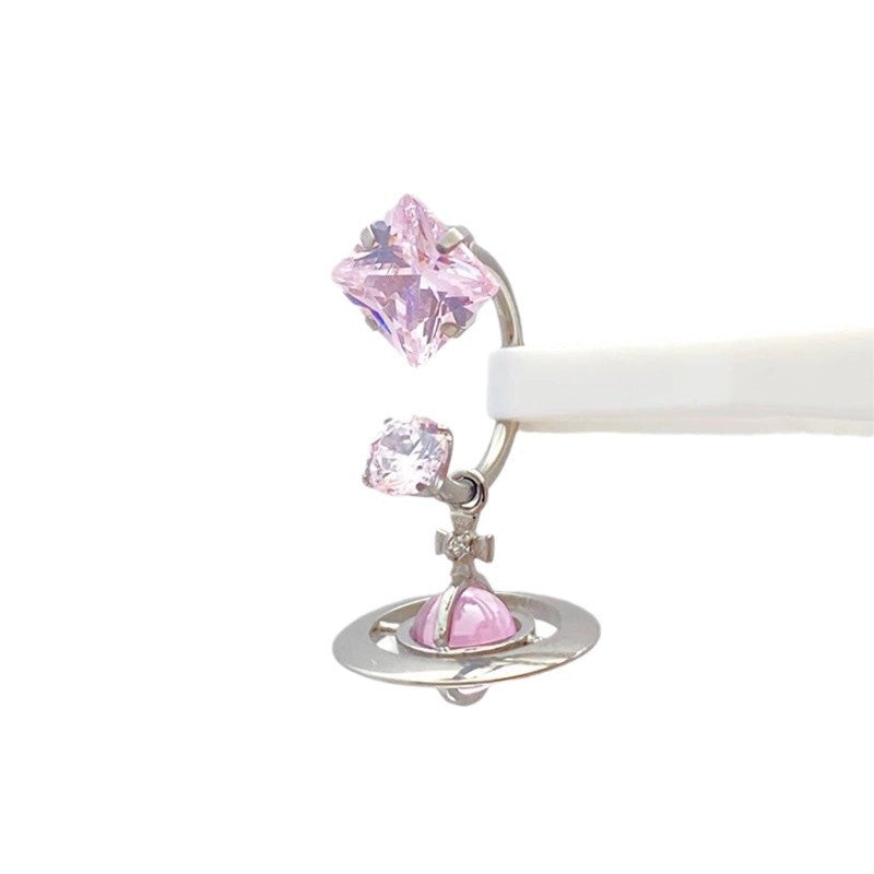 Wholesale  Super Flash Star Track Flash Diamond Horseshoe Ring Earrings