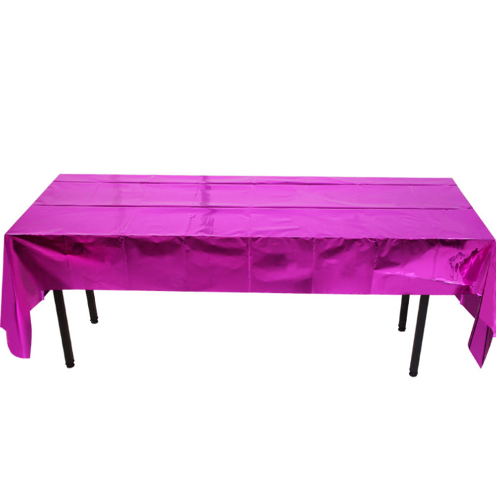 Wholesale Gloss-free Rose Gold Pink Tablecloth Decoration Products