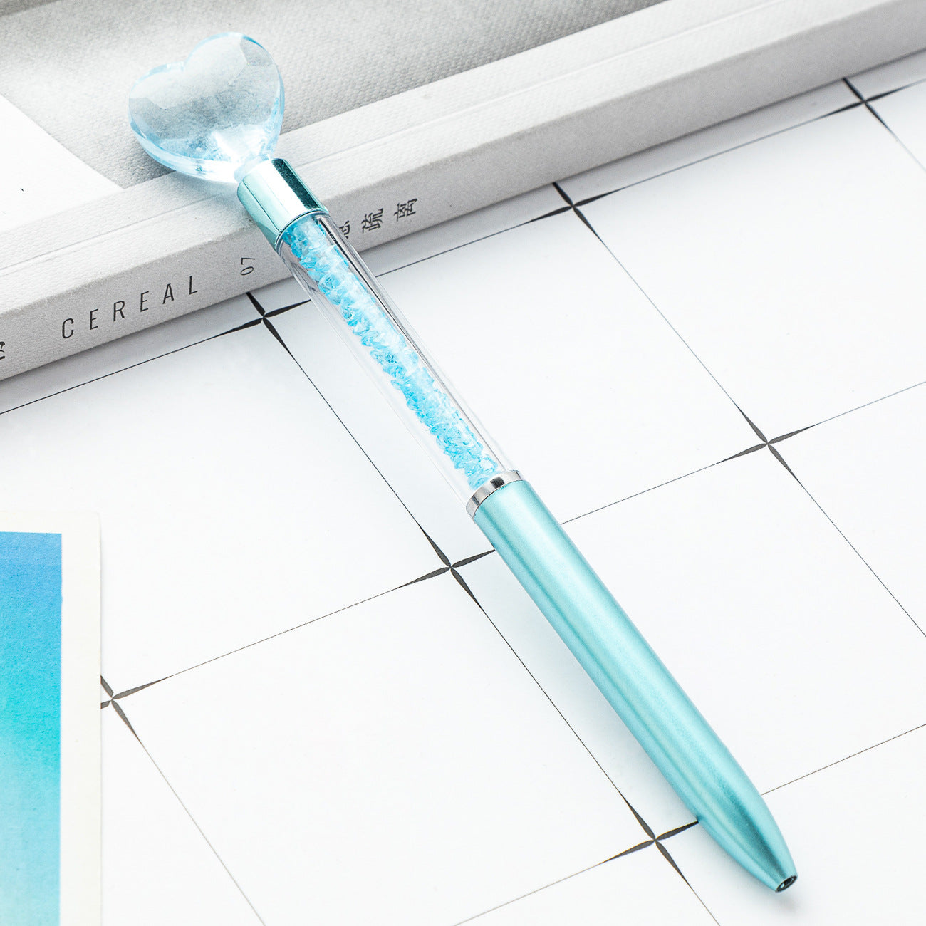 Wholesale Plastic Ballpoint Pen Love Crystal Pen ACC-PN-HuaH042