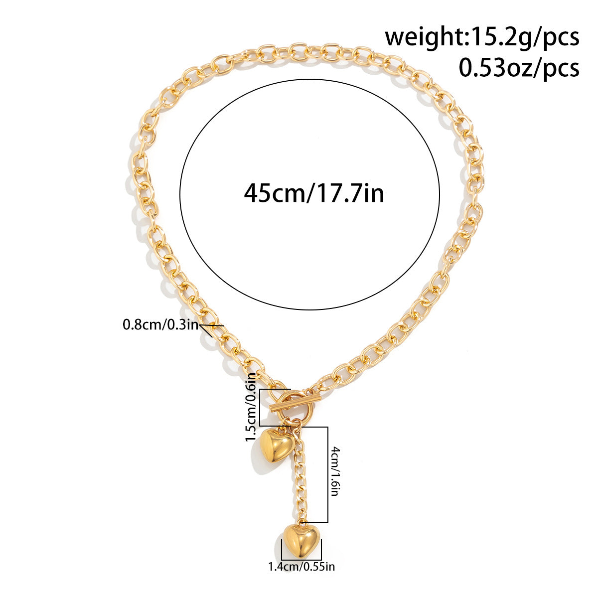Wholesale Metal Necklace Love Tassel Rhinestone Chain Necklace Choker Necklace ACC-NE-XueRou005