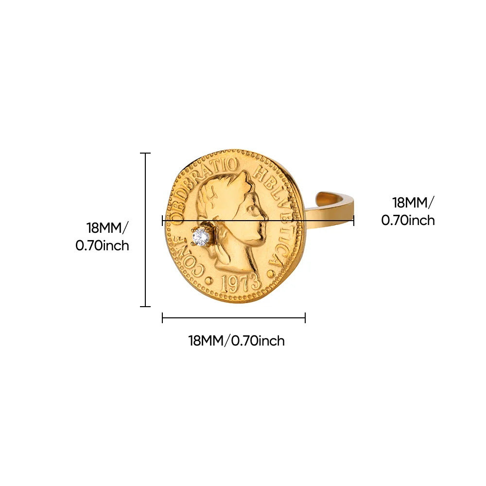 Wholesale Stainless Steel Pearl Starfish Shell Ring