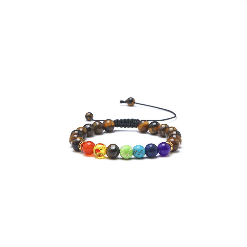 Wholesale European Creative Fashion Handmade Woven Bracelet with Volcanic Stone,  Adjustable Bracelet – Fashion Accessory Gift for Boutique Resale