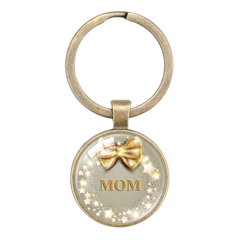 Wholesale Keyring Mom Mother' s Day Glass Keychain