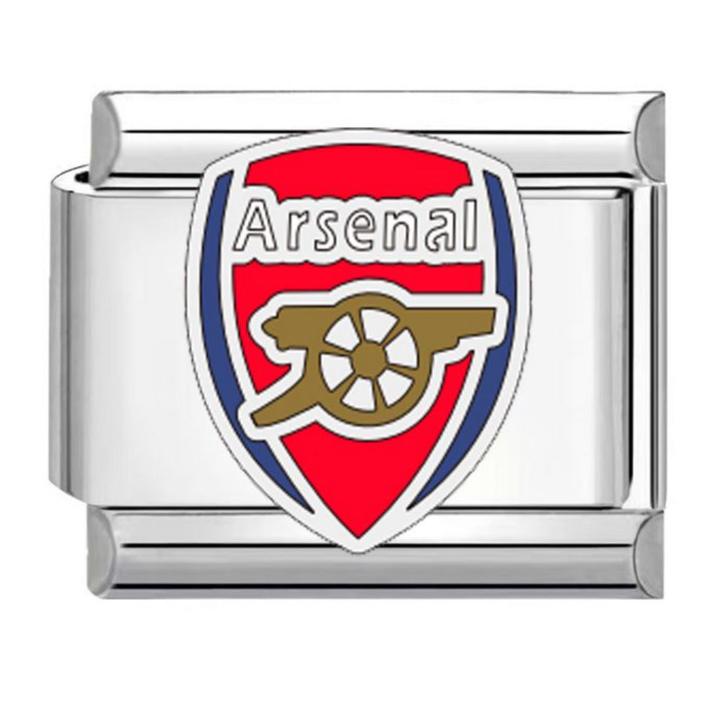 Wholesale Titanium Steel DIY Italian Charm Bracelet With Football Club Pattern Modular Accessory For Gift And Resale