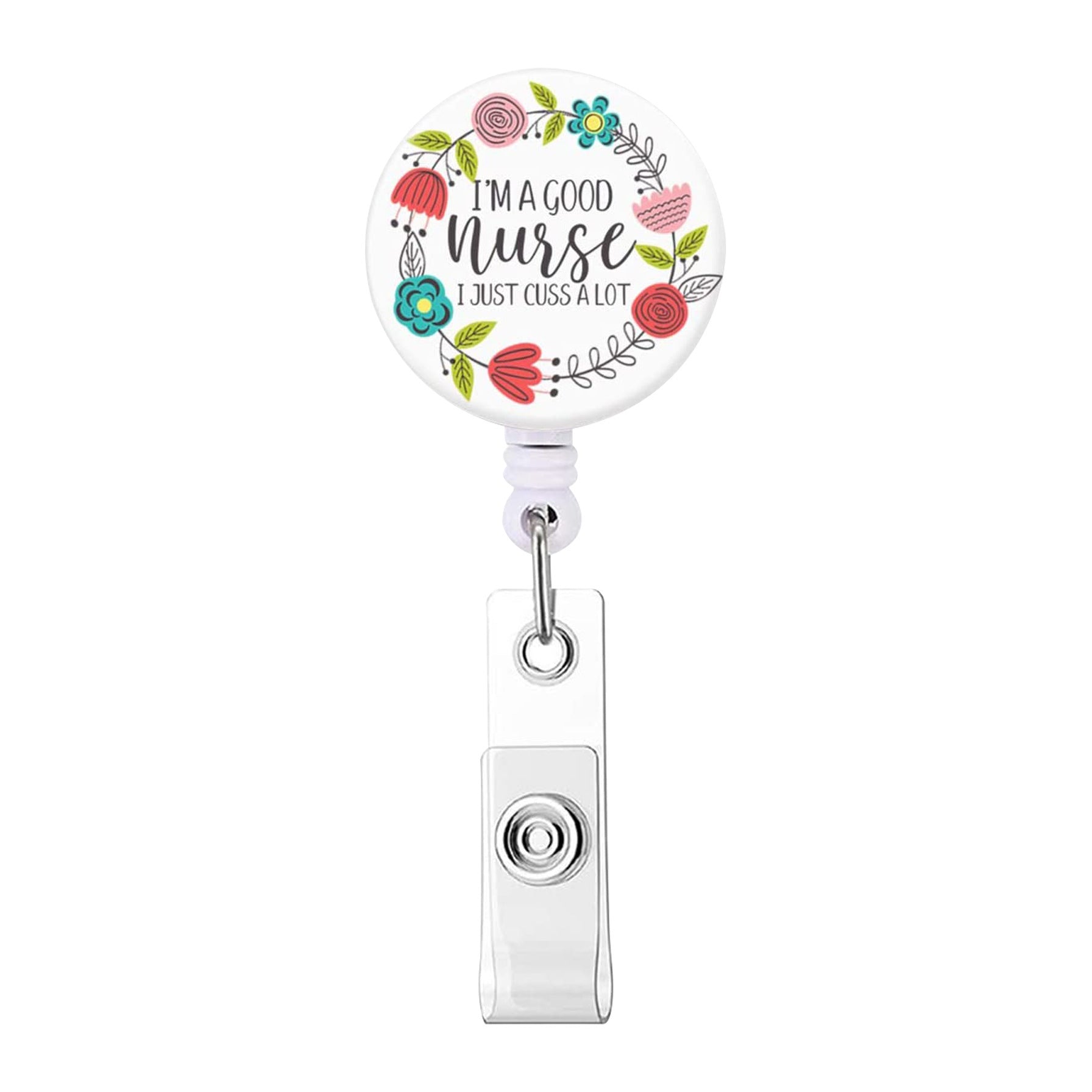 Wholesale Badge Reels ABS Doctor Nurse Retractable Keychain