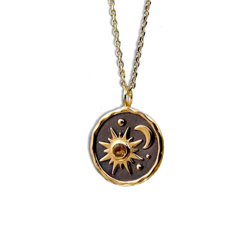 Wholesale Bohemian Style Vintage Pendant Earrings Necklace suit