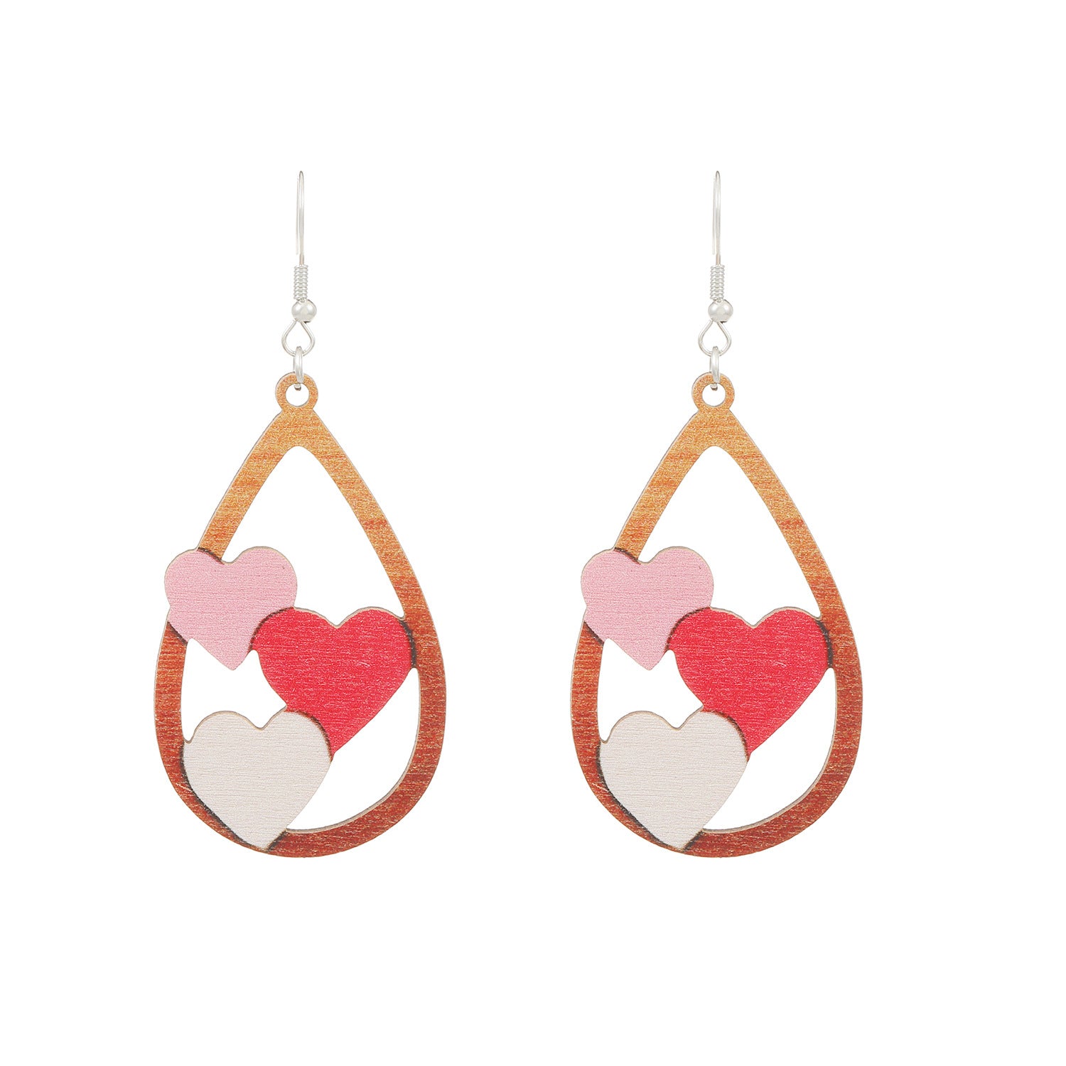 Wholesale Easter cute bunny painted earrings