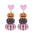 Wholesale Halloween pumpkin cat ghost earrings