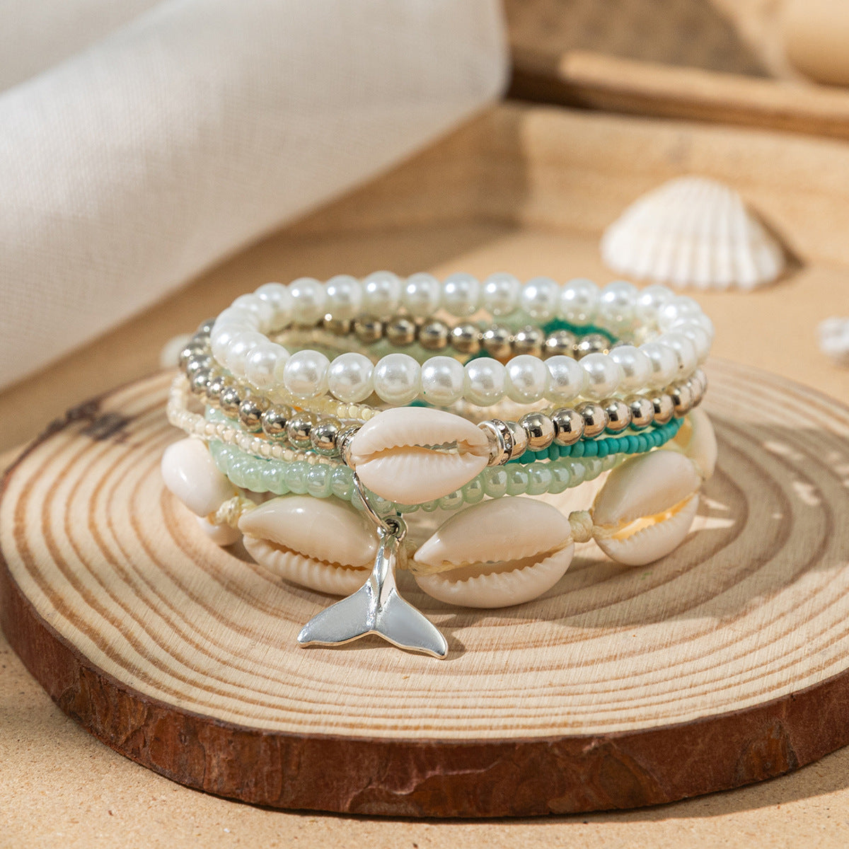 Wholesale Laminated Daimi Bead Bracelet