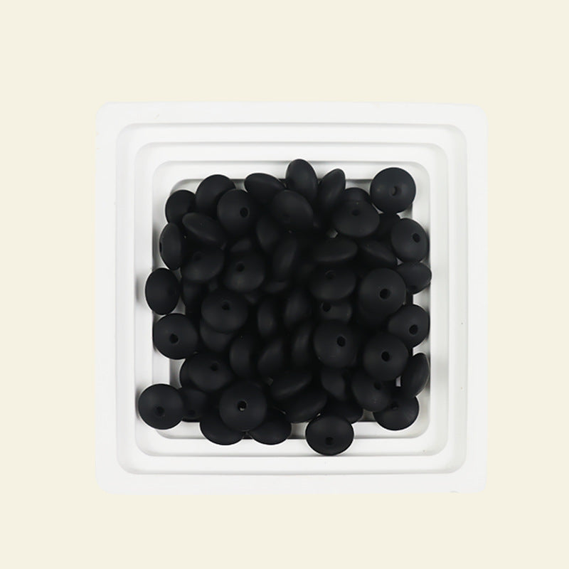 Wholesale 100pcs Abacus Beads 12mm Silicone Flat Beads DIY for Beadable ACC-BDS-JIaHao002