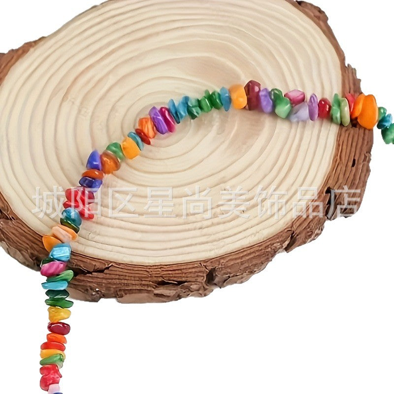 Wholesale  Colorful Stone Necklace Short Necklace