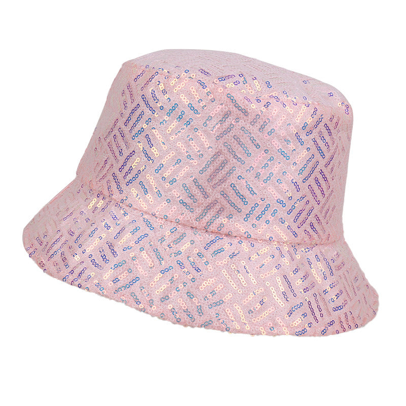 Wholesale  Grid Striped Stage Performance Reflective Pot Cap bucket hat