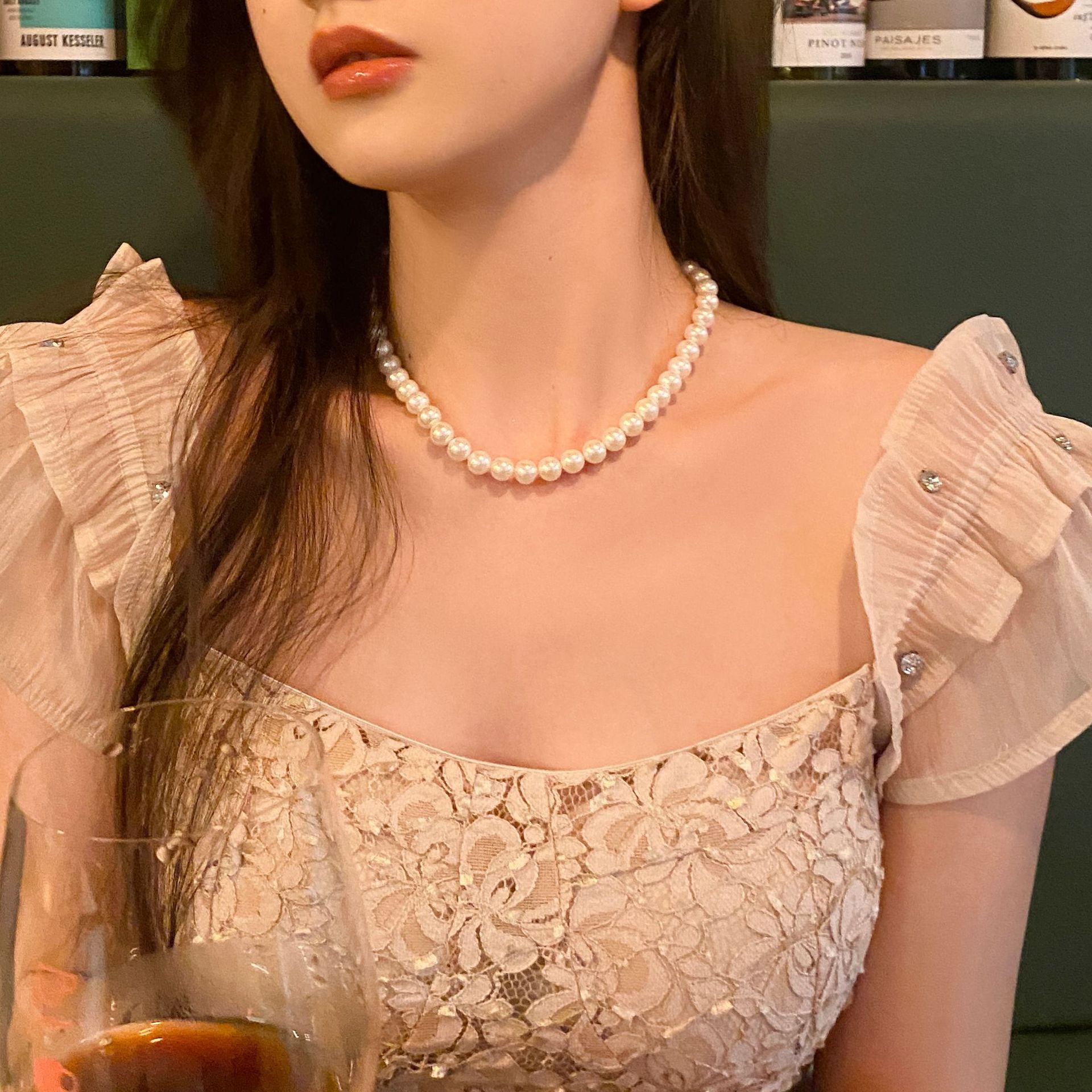 Wholesale Pearl Necklace Clavicle Collar ACC-NE-Meihun001