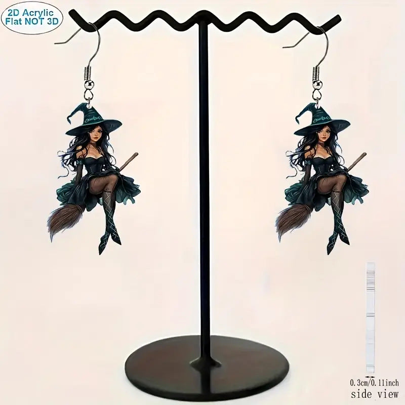 Wholesale Halloween witch earrings