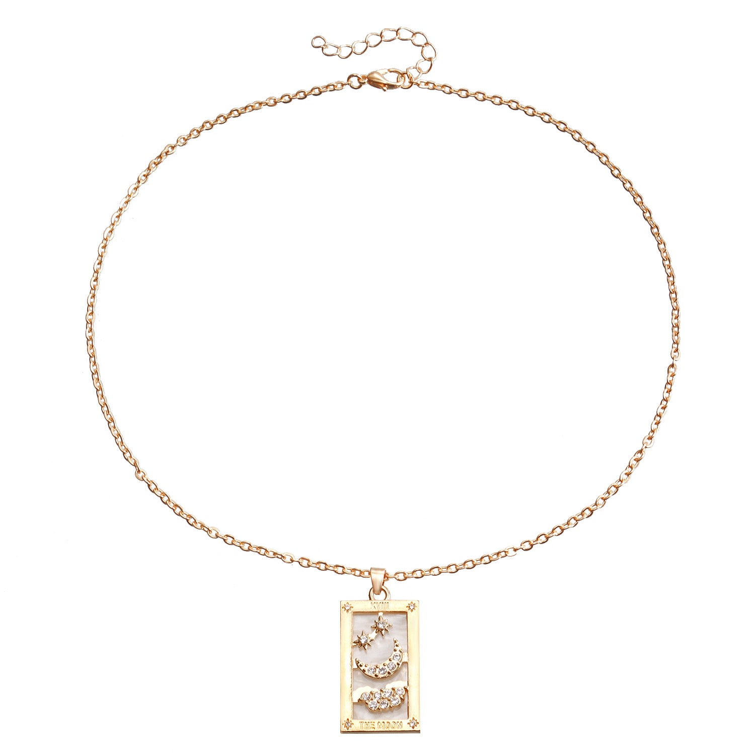 Wholesale Alloy Layering Chain Pendant Necklace Fashion Jewelry Accessory
