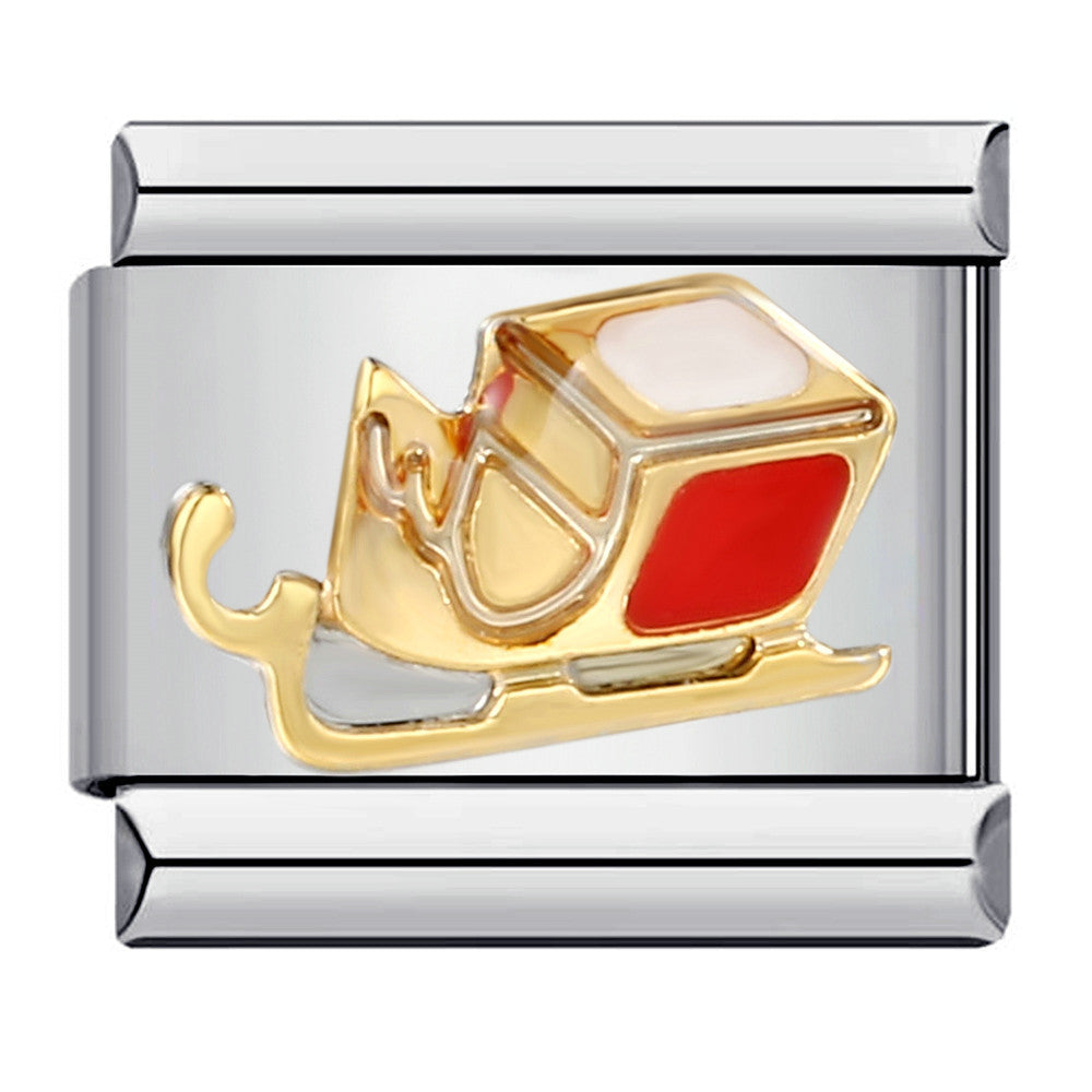 Wholesale Italian Charm Bracelet 9mm DIY Splicing Removable Christmas Party Stainless Steel Composable Bracelet