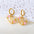 Wholesale Luxury Cut Out Stainless Steel 26 English Letter Earrings