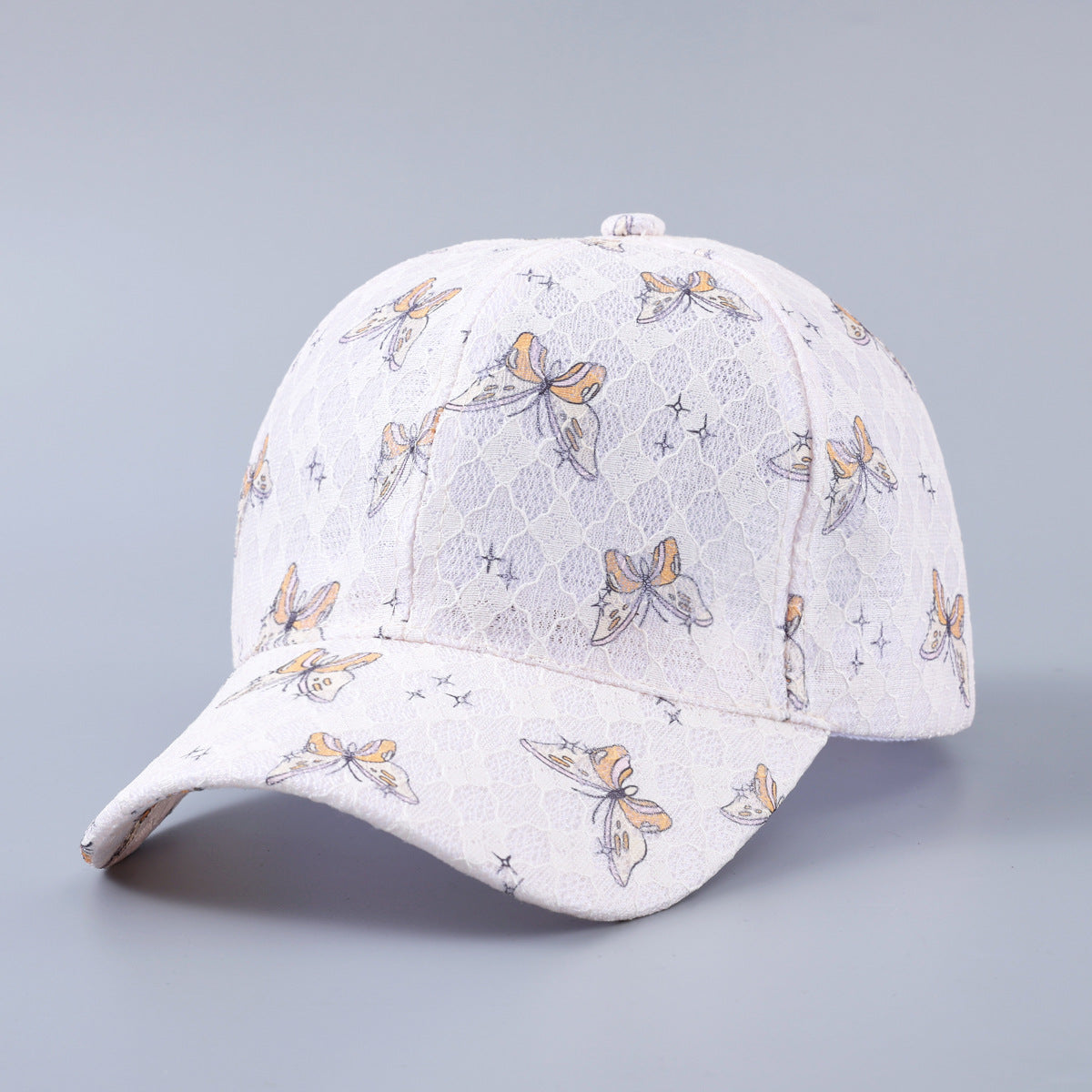 Wholesale lace butterfly dragonfly decorative baseball cap