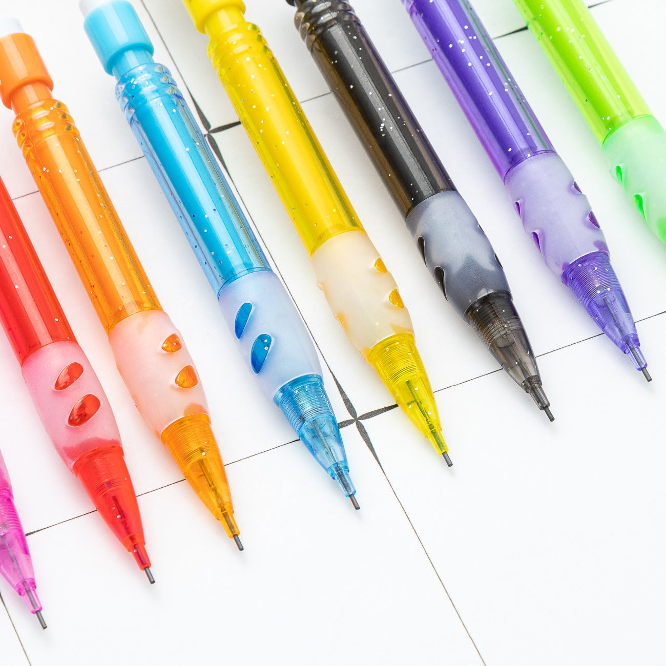 Wholesale Beadable Pencil 0.5mm Automatic Pencil DIY Beaded Plastic Pen ACC-PN-JinBN017