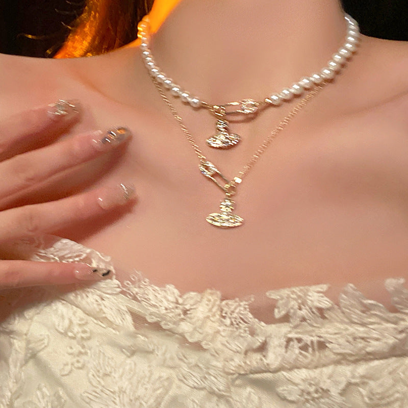 Wholesale Planet Pin Light Luxury Necklaces Choker Necklaces ACC-NE-Fuhui002