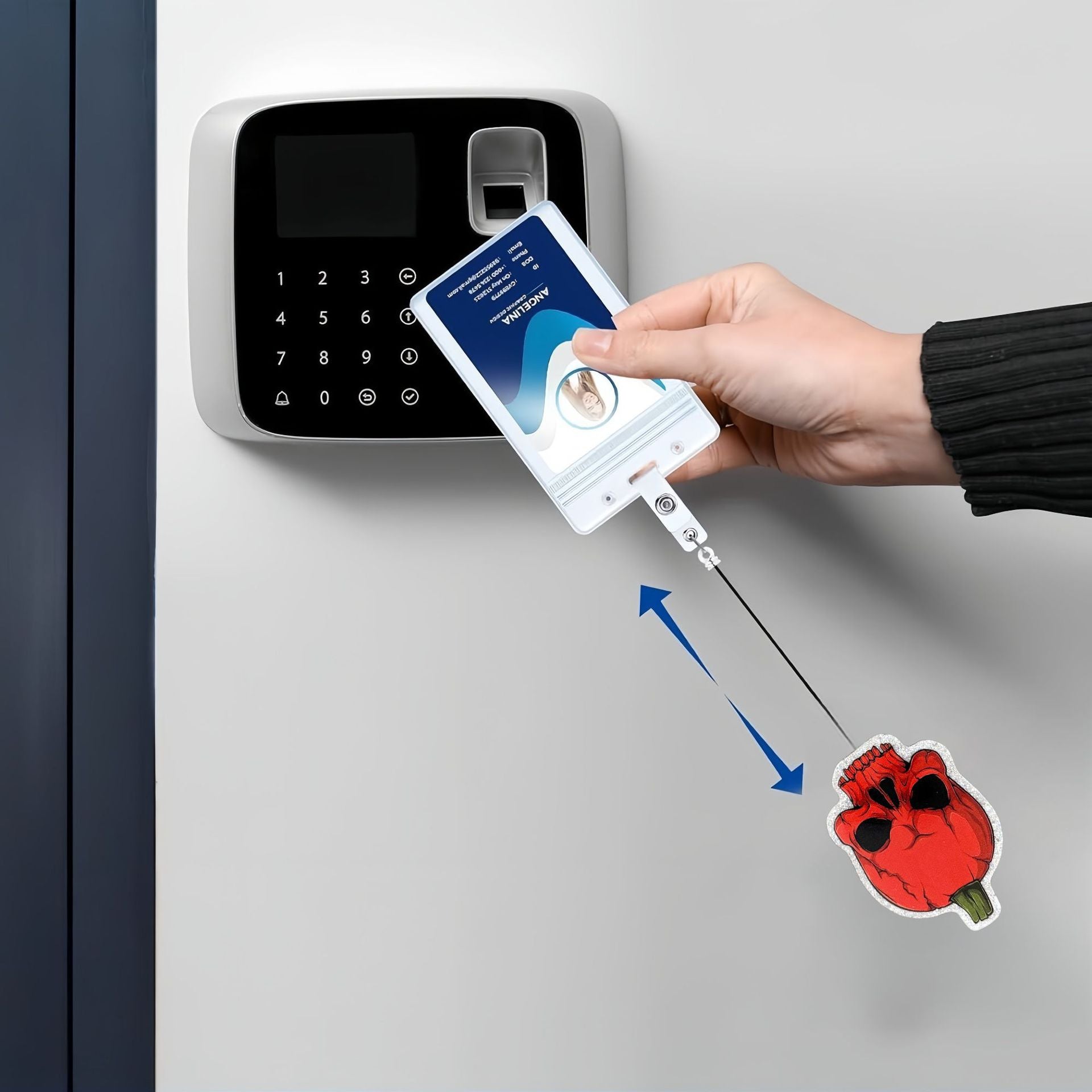 Wholesale Acrylic  Badge Reels Keychains