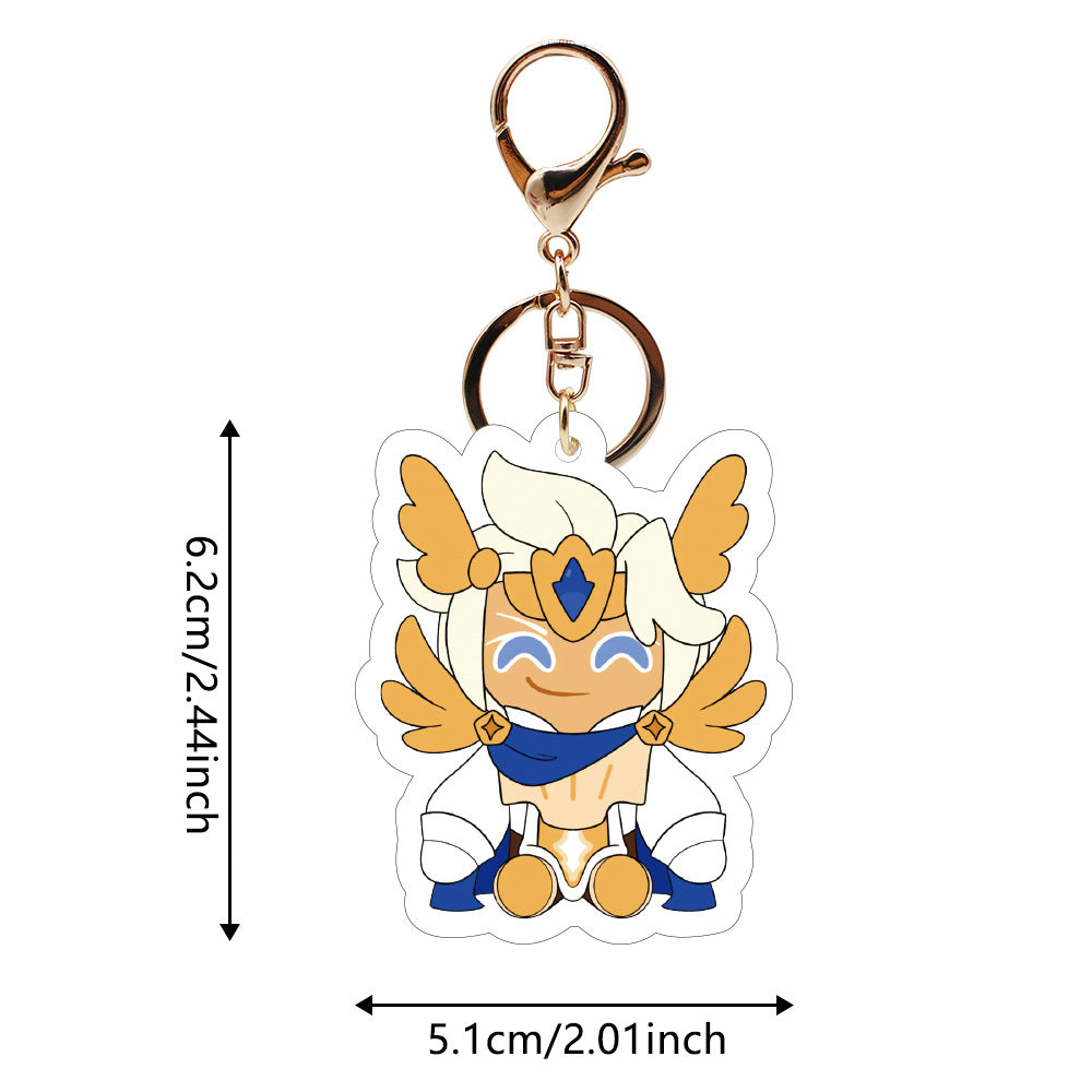 Wholesale  Cookie Acrylic Keychain  ACCVIP