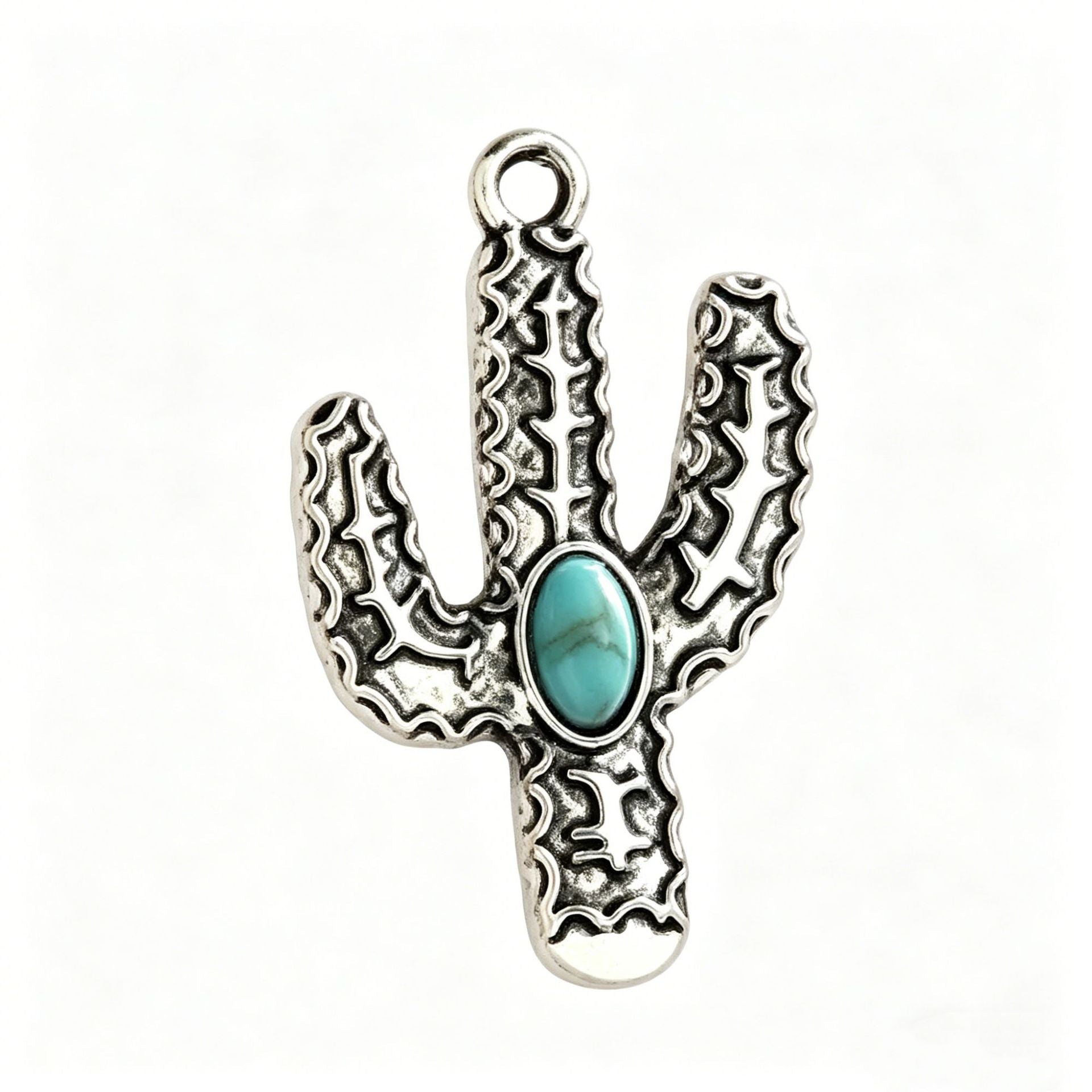 Wholesale Bohemian Retro Cowboy Boot Pendant Zinc Alloy Cow Skull Cactus Charm For DIY Jewelry Making