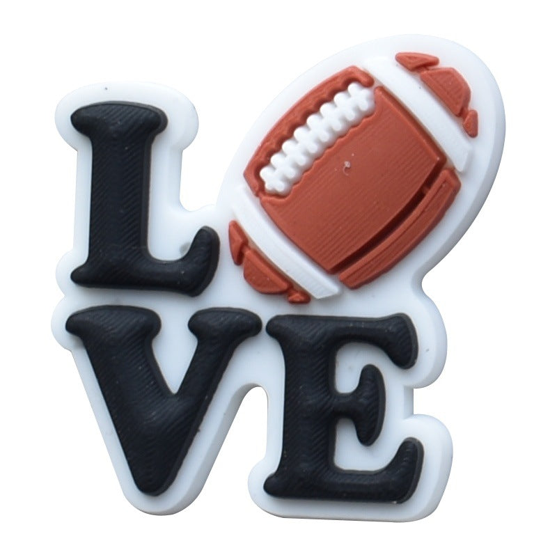 Wholesale Random 100pcs floral clogs PVC Soft Rubber Shoe Buckle Decoration