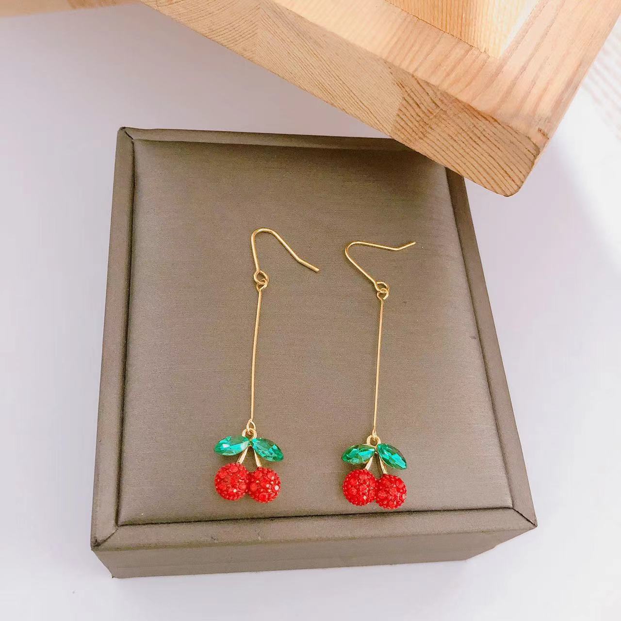 Wholesale Cute Cherry Earrings