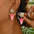 Wholesale  western Denim alloy oil drop jewelry earrings