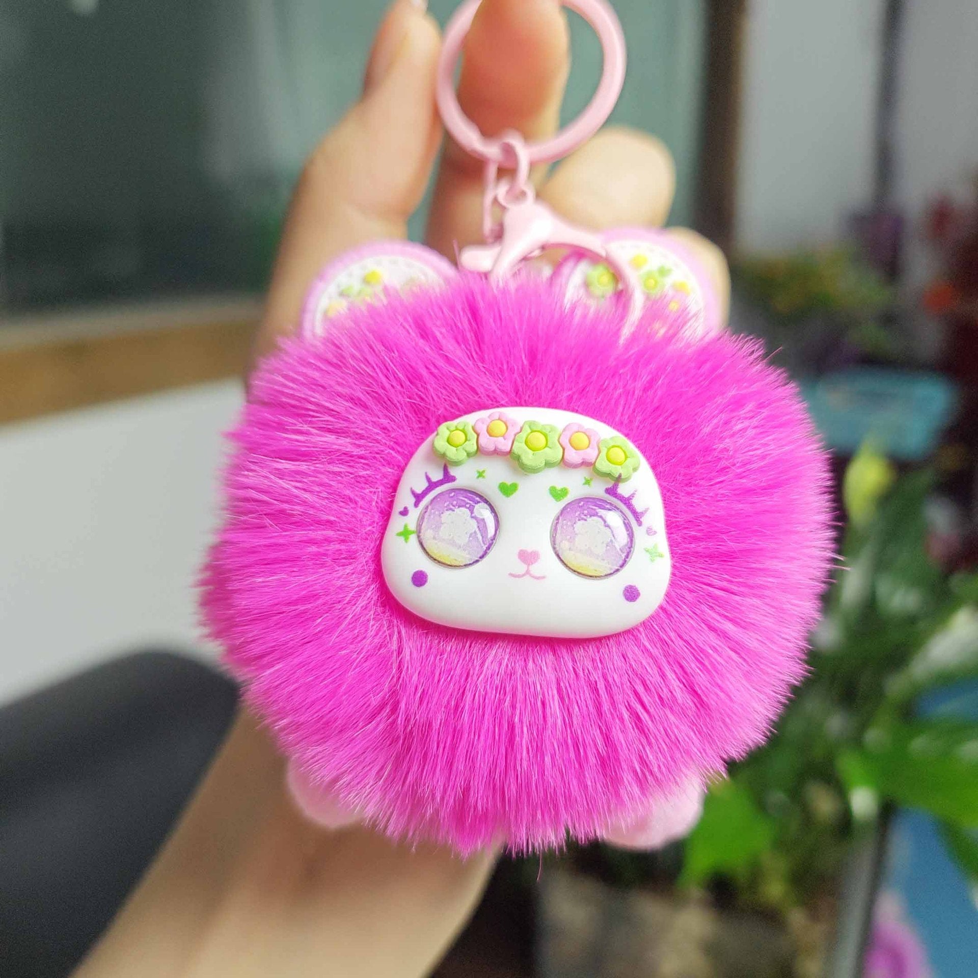 Wholesale Cute cartoon plush keychain