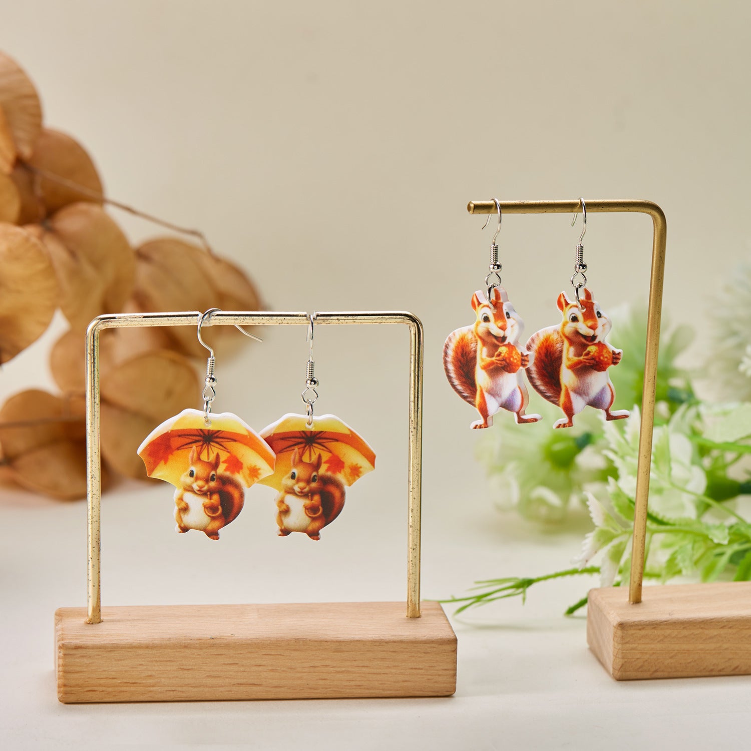Wholesale  acrylic earrings creative cute umbrella  acrylic earrings